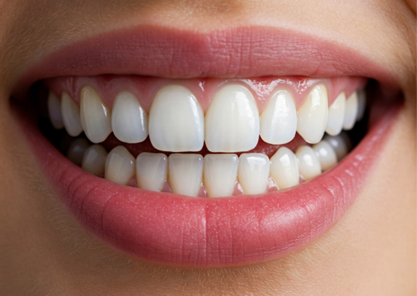 Veneers - TD A close up a perfect smile from veneers